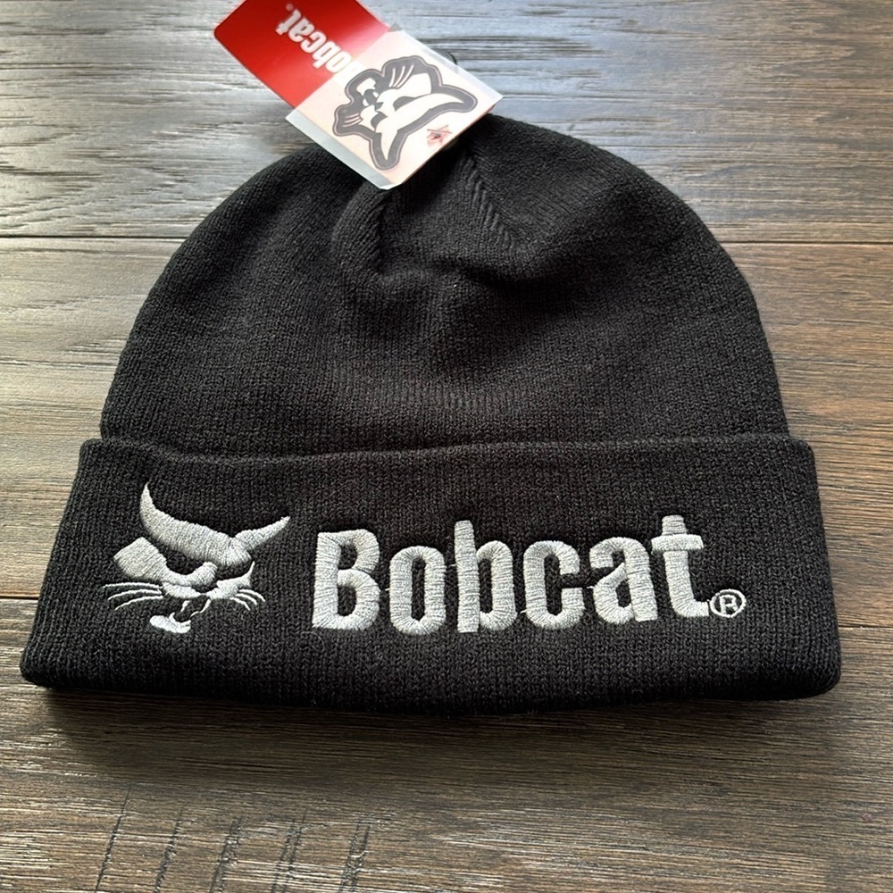 BOBCAT Knit Cuffed beanie embroidered logo,winter warm,soft stretch unisex OSFM
